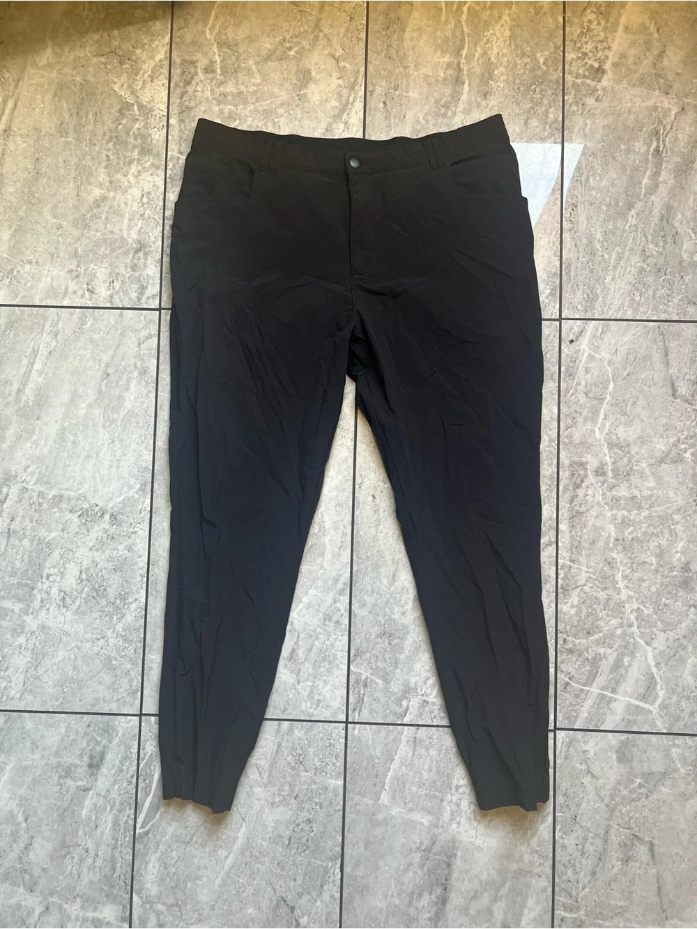 BYLT Basics Men Ace Jogger Performance Pants Black Athleisure Golf Lightweight38